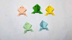 Origami Animals Instructions Easy Origami Frog How To Make Frog Of Paper 3d Origami Animals