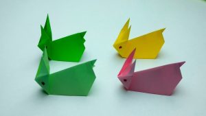 Origami Animals Instructions How To Make A Paper Rabbit Or Bunny 3d Origami Animals
