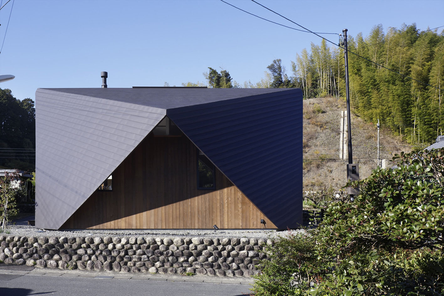 Origami Architecture Design Fascinating Origami House With Architectural Comfort Pockets