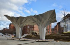 Origami Architecture Design Tal Friedmans Origami Pavilion Is An Ultra Modern Interpretation Of