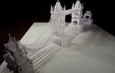 Origami Architecture Paper The London Tower Bridge Pop Up Origami Architecture Kirigami