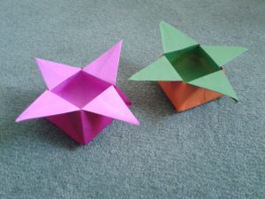 Origami Art Ideas Arts Crafts How To Make A Star Shaped Box Origami The