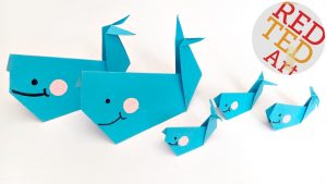 Origami Art Ideas Easy Origami Whale Paper Crafts Finding Dory Paper Whale