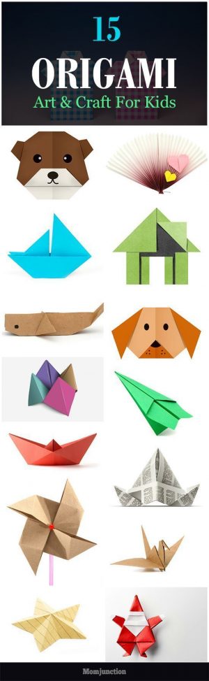 Origami Art Ideas Top 15 Paper Folding Or Origami Crafts For Kids Kids Crafts