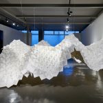 Origami Art Installation Gravity Defying Giant Hanging Sculpture Made From Thousands Of
