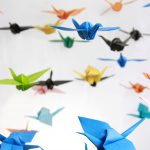 Origami Art Installation Ib Diploma Art Origami Birds Installation Scarborough College