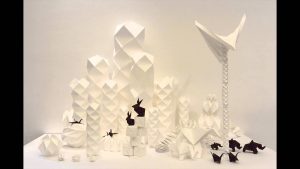 Origami Art Installation Origami Stop Motion Ied Workshop Installation 2015 Youtube