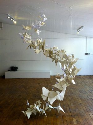 Origami Art Installation Origami Wave Instalations Pinterest Origami Installation