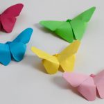 Origami Art Projects Easy Craft How To Make Paper Butterflies Youtube