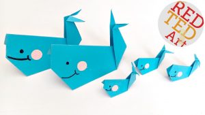 Origami Art Projects For Kids Easy Origami Whale Paper Crafts Finding Dory Paper Whale