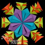 Origami Art Projects For Kids Radial Paper Relief Sculptures 4th5th Art With Mrs Nguyen