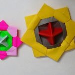 Origami Art Projects How To Make Arts Crafts How To Make An Origami Spinning Top Art Guru