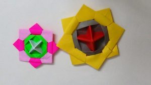 Origami Art Projects How To Make Arts Crafts How To Make An Origami Spinning Top Art Guru