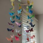 Origami Art Projects How To Make Diy Origami Butterfly Mobile