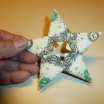 Origami Art Projects How To Make Make It Easy Crafts Easy Money Folded Five Pointed Origami Star