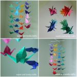 Origami Art Projects Origami Art Ideas New Stuff To Try Pinterest Crane Mobile