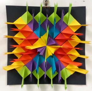 Origami Art Projects Paper Sculptures Art With Ms Gram Radial Paper Relief Sculptures 4th5th School