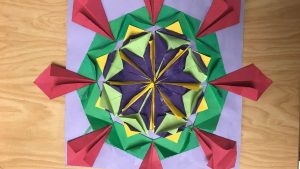 Origami Art Projects Paper Sculptures Origami Relief Sculpture For Kids Art Project Youtube