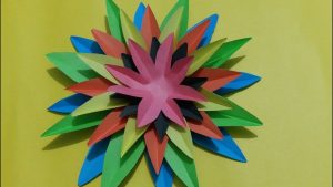 Origami Crafts Decoration Awesome Paper Crafts Flower Wall Decor Ideas Diy Craft Ideas Youtube