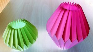 Origami Crafts Decoration Home Decor Paper Crafts For Light Bulb Srujanatv Youtube