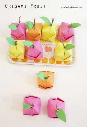 Origami Crafts Decoration Origami Fruit Diy Party Craft Or Fun Decor Idea For A Nursery Or