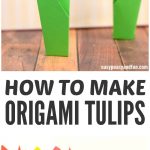 Origami Crafts Step By Step How To Make Origami Flowers Origami Tulip Tutorial With Diagram