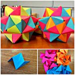 Origami Crafts Step By Step Post It Origami Icosahedron 11 Steps