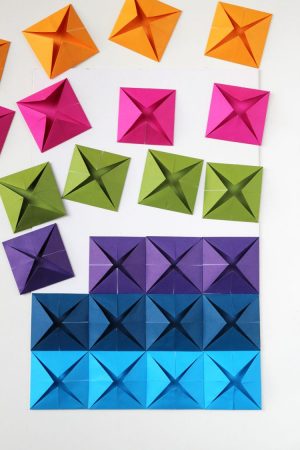 Origami Crafts Wall Art Easy Origami Wall Art Crafts And Diy 2 Pinterest Origami