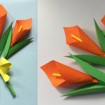 Origami Crafts Wall Art How To Make Calla Lily Flower Wall Decoration Item Origami