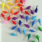 Origami Crafts Wall Art How To Make Origami Wall Art Perfect Wall Rainbow Koi Crafts On My