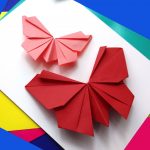 Origami Crafts Wall Art Origami Butterfly Easy To Do Paper Butterfly Wall Decoration