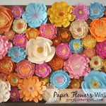 Origami Crafts Wall Art Paper Flowers Wall Art