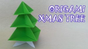 Origami Decoration Diy Origami Christmas Tree Origami Easy Youtube