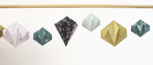 Origami Decoration Diy Unieke Patronen Designs Op Behang Stof Cadeaupapier