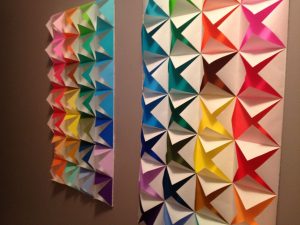 Origami Decoration Diy Wall Art Colorful Origami Wall Diy Projects Pinterest Origami Walls