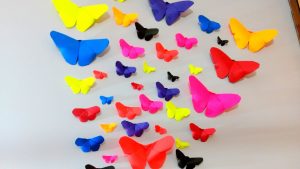 Origami Decoration Diy Wall Art How To Make Paper Butterflies Wall Decor Diy Crafts Youtube