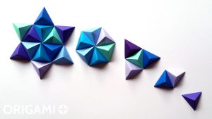 Origami Decoration Wall Origami Pyramid Pixels For 3d Paper Wall Art