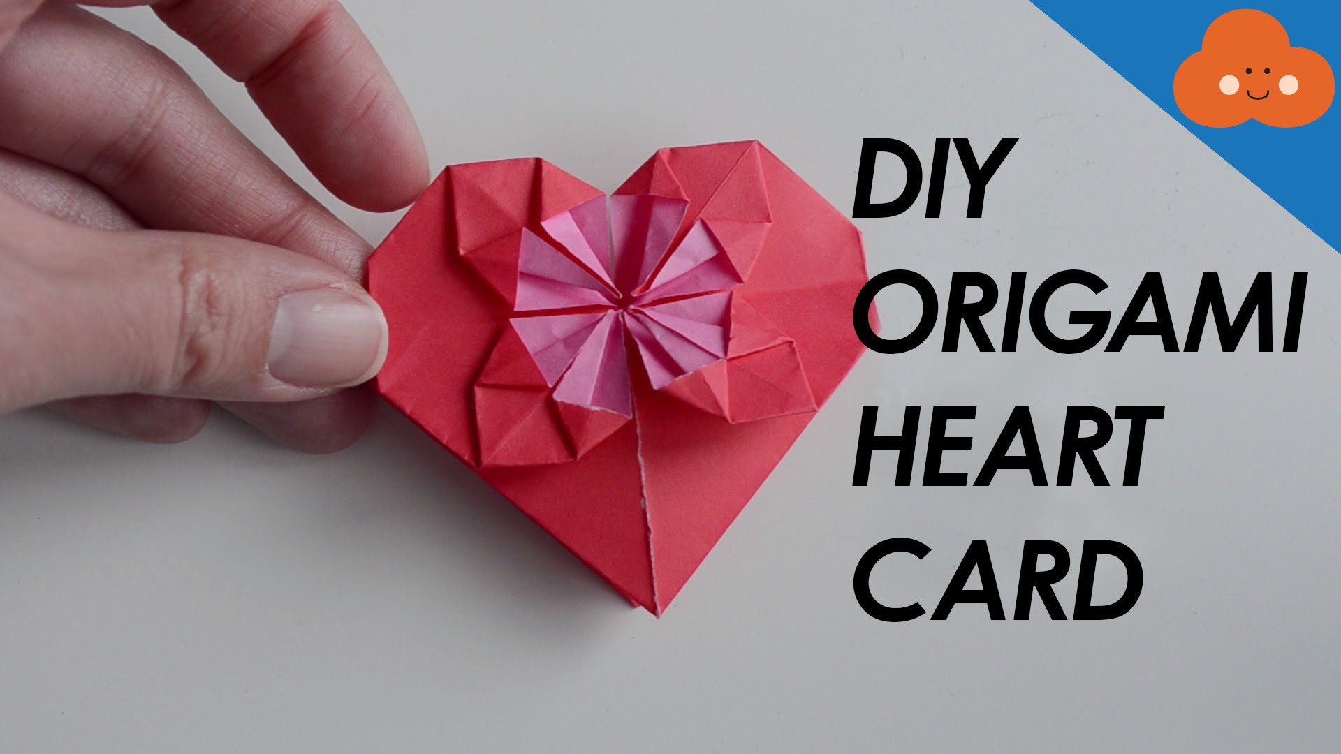 Origami Diy Cards Diy Origami Heart Card Youtube