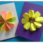Origami Diy Cards How To Make Easy Flower Card Diy Flower Card Template 02 Hue