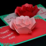 Origami Diy Cards Rose Flower Pop Up Card Tutorial Creative Pop Up Cards