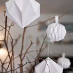 Origami Diy Decoration Diy Dcoration De Nol Boules Origami Diamants En Papier Vnoce