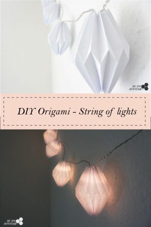 Origami Diy Decoration Origami On Christmas Lights Makes A Beautiful Decor Diy