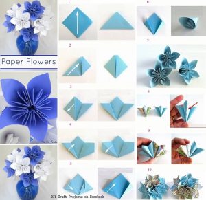 Origami Diy Flower Diy Paper Origami Flowers Cc Pinterest Diy Paper Origami And