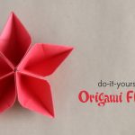Origami Diy Flower How To Fold Origami Flower Do It Yourself Youtube