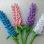 Origami Diy Flower How To Make Lavender Paper Flower Easy Origami Flowers For