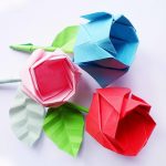 Origami Diy Step By Step Diy Origami Rose Step Step 16 Steps With Pictures
