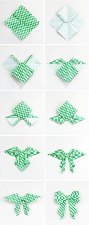Origami Diy Step By Step Gathering Beauty Diy Origami Bow Awesome And Easy And Perfect If