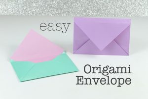 Origami Envelope Easy How To Make An Easy Origami Envelope