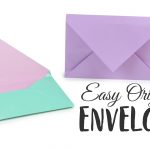 Origami Envelope Easy Super Easy Origami Envelope Tutorial Diy Paper Kawaii Youtube