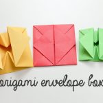 Origami Envelope Pockets Origami Envelope Box Tutorial Instructions Diy Youtube